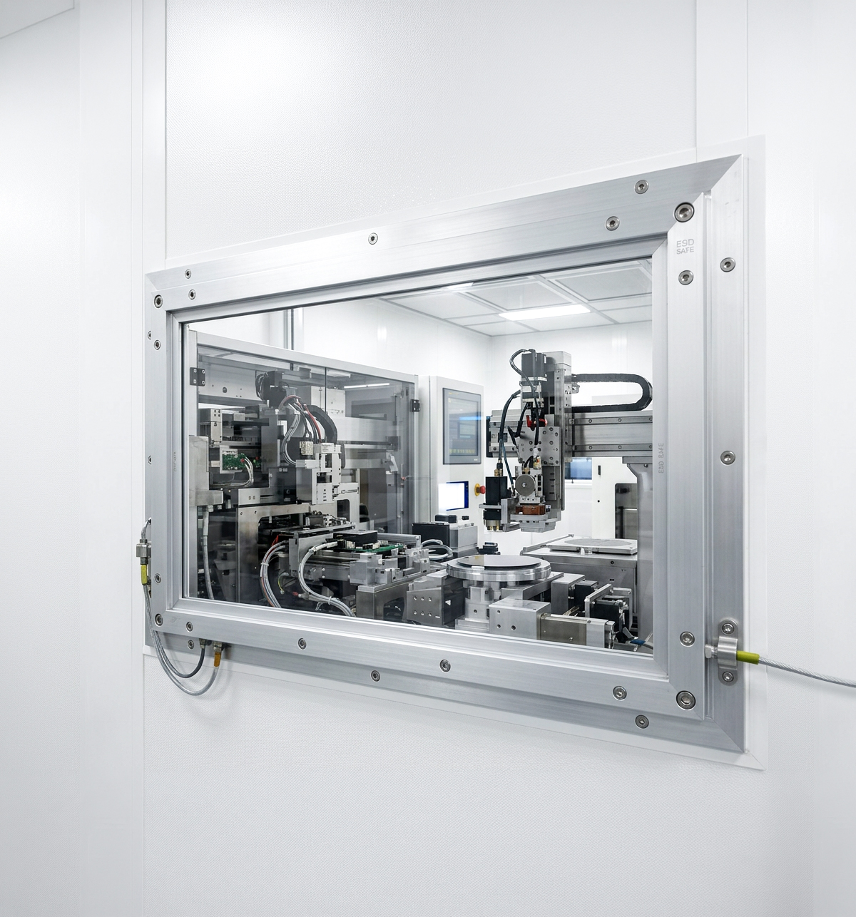 Equipment viewing window